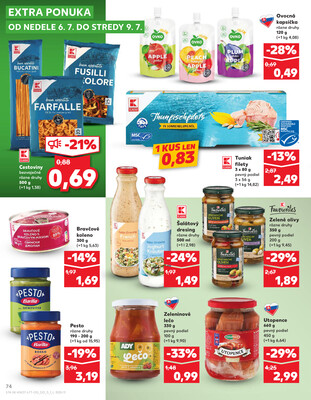 Kaufland 3.7. - 9.7. - Kaufland Bánovce nad Bebravou
