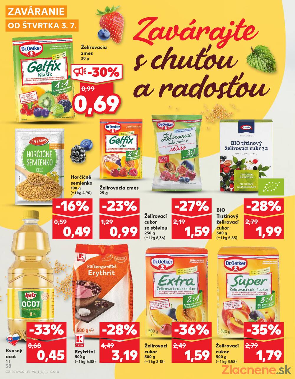 Leták Kaufland - Kaufland 3.7. - 9.7. - Kaufland Zlaté Moravce - strana 38
