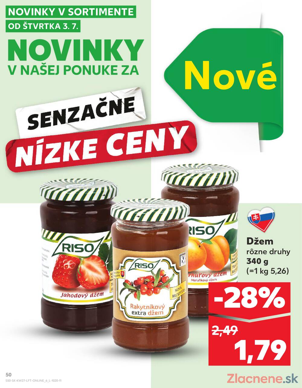 Leták Kaufland - Kaufland 3.7. - 9.7. - Kaufland Bratislava Danubia – Panónska cesta - strana 50