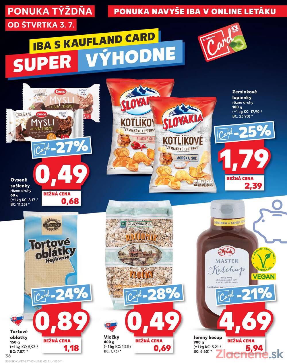 Leták Kaufland - Kaufland 3.7. - 9.7. - Kaufland Topoľčany-Krušovce - strana 36