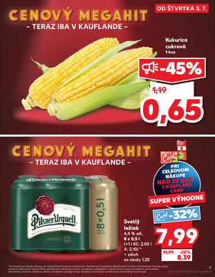 Kaufland 3.7. - 9.7. - Kaufland Topoľčany-Krušovce