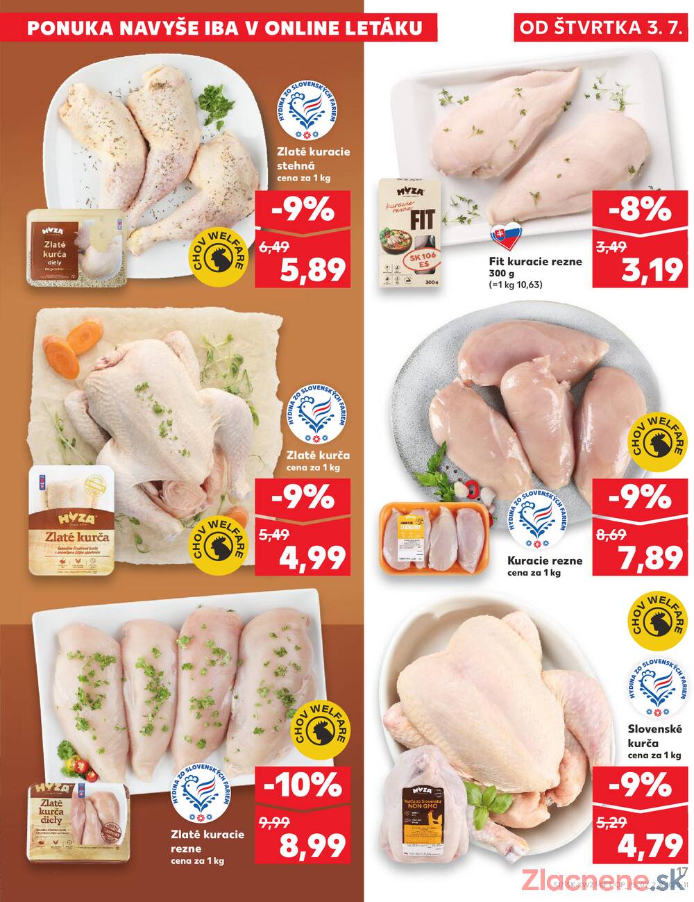 Leták Kaufland - Kaufland 3.7. - 9.7. - Kaufland Prešov - Ľubotice - strana 17