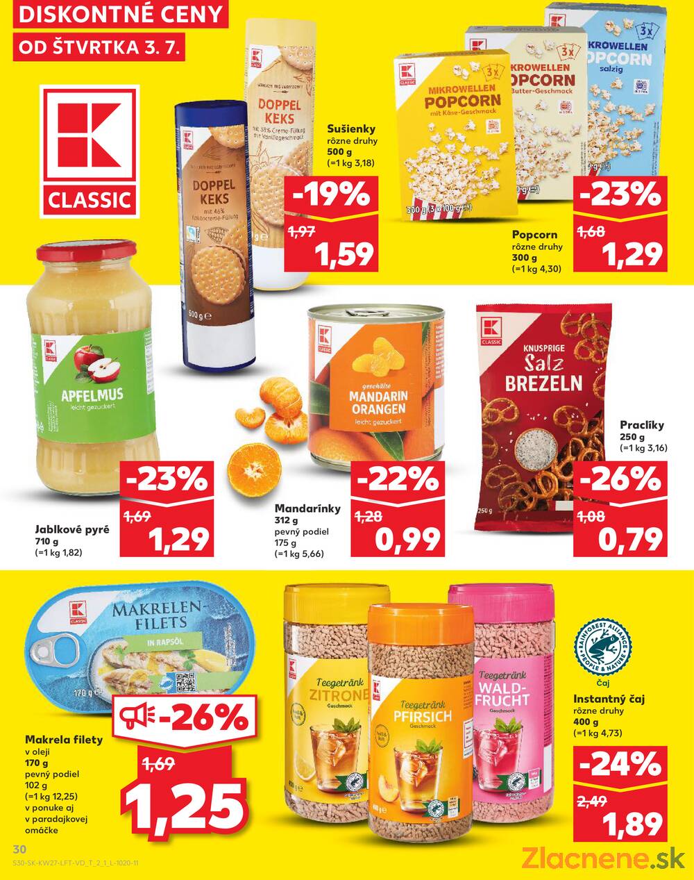 Leták Kaufland - Kaufland 3.7. - 9.7. - Kaufland Prešov - Ľubotice - strana 30
