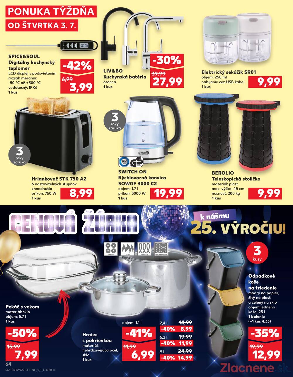 Leták Kaufland - Kaufland 3.7. - 9.7. - Kaufland Prešov - Ľubotice - strana 64