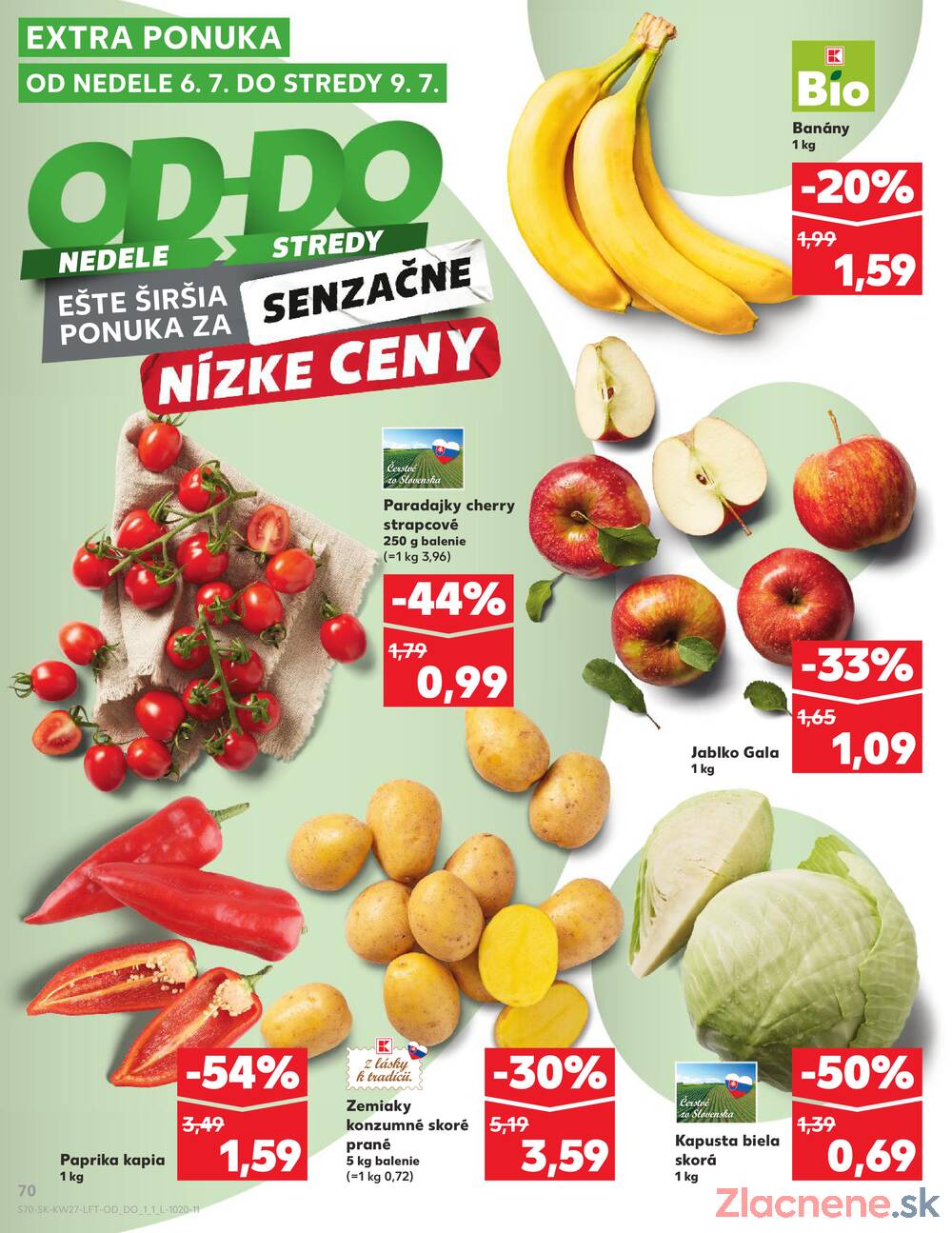 Leták Kaufland - Kaufland 3.7. - 9.7. - Kaufland Prešov - Ľubotice - strana 70