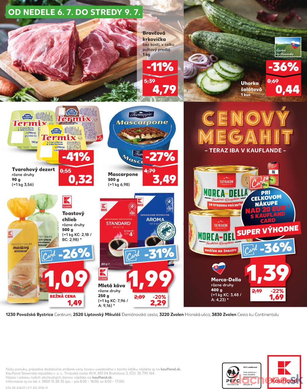 Leták Kaufland - Kaufland 3.7. - 9.7. - Kaufland Považská Bystrica - Centrum - strana 76