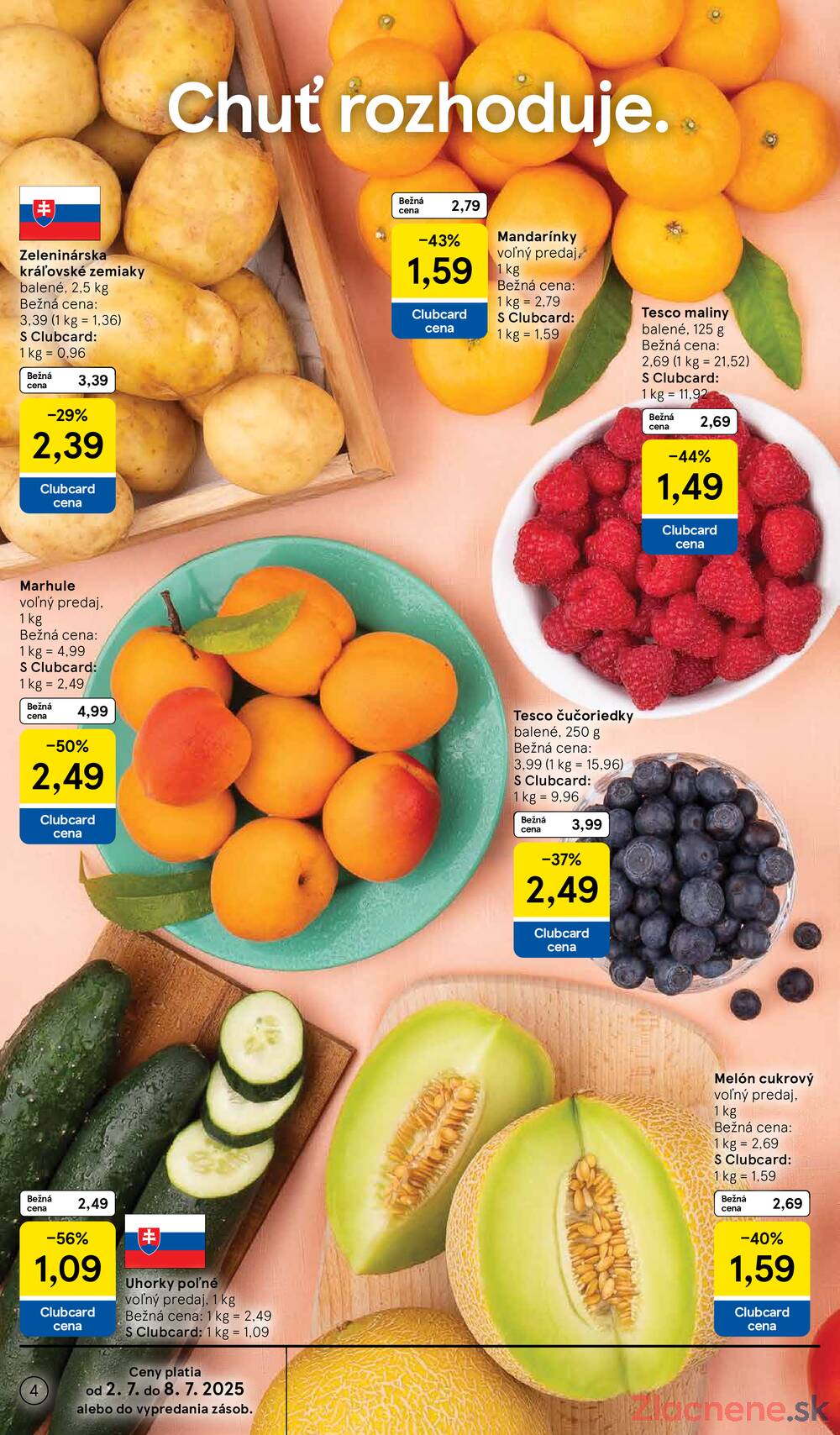 Leták Tesco - Tesco supermarkety od 2.7. do 8.7.2025 - strana 4
