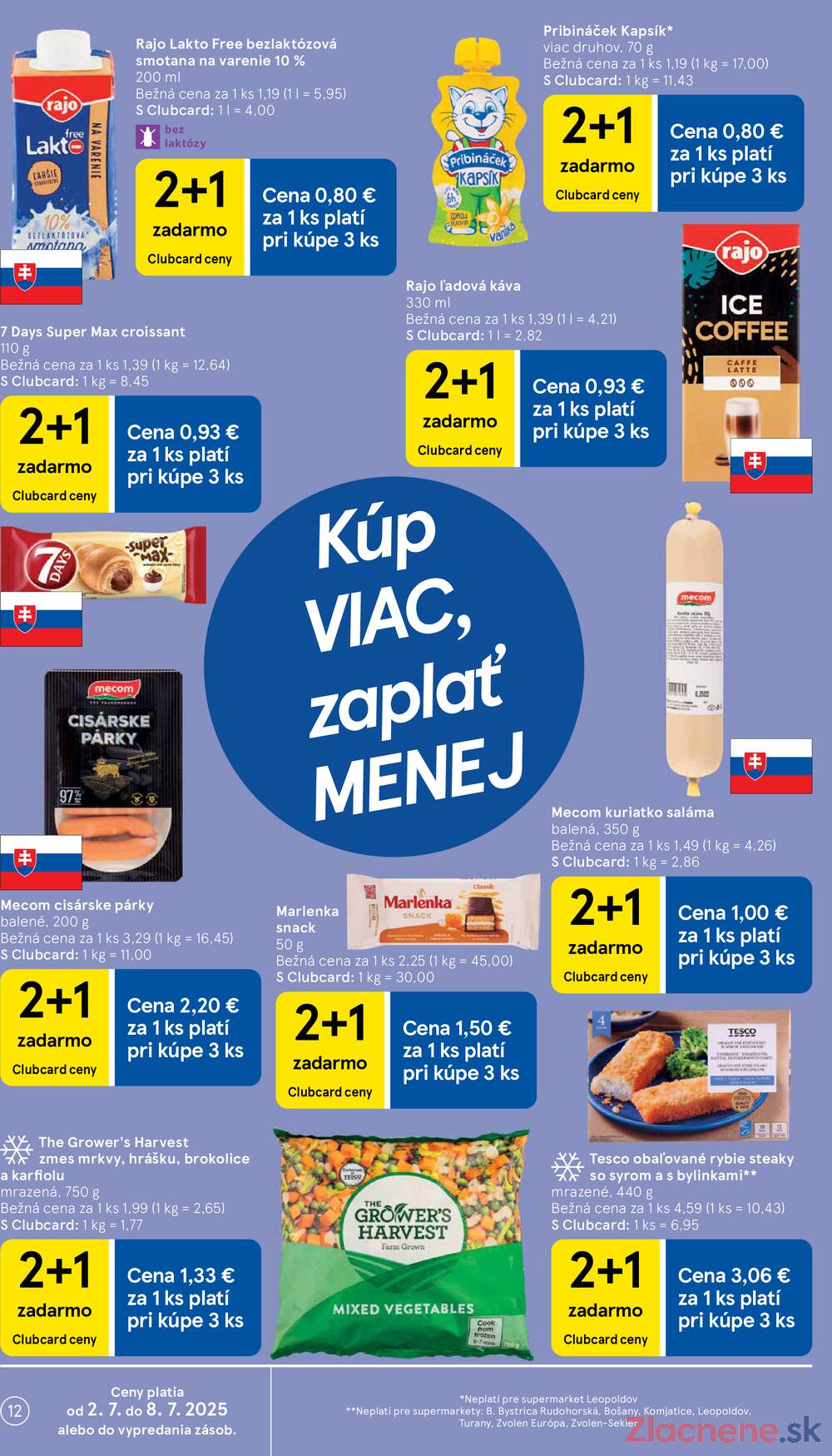 Leták Tesco - Tesco supermarkety od 2.7. do 8.7.2025 - strana 12