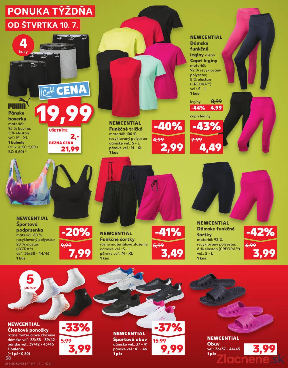 Leták Kaufland - Kaufland 10.7. - 16.7. - Kaufland Púchov - strana 58