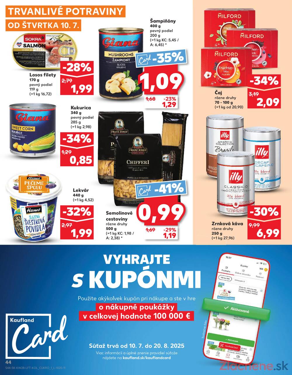 Leták Kaufland - Kaufland 10.7. - 16.7. - Kaufland Trebišov - strana 44