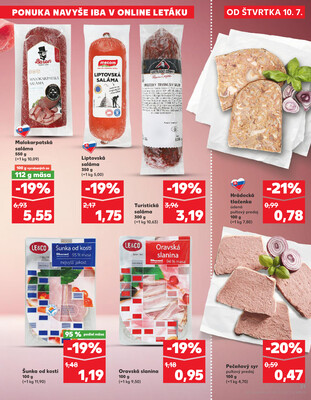 Kaufland 10.7. - 16.7. - Kaufland Poprad - Jiřího Wolkera