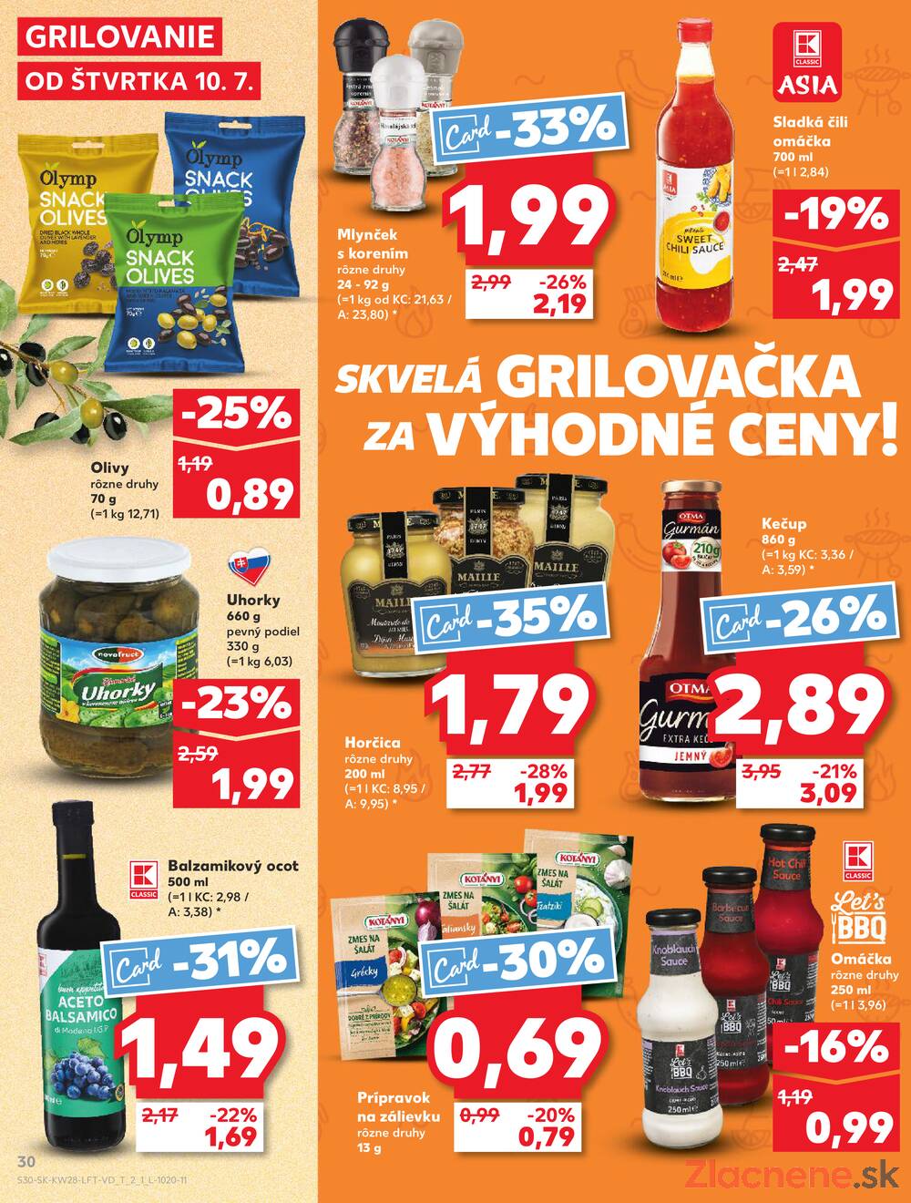 Leták Kaufland - Kaufland 10.7. - 16.7. - Kaufland Hlohovec - strana 30