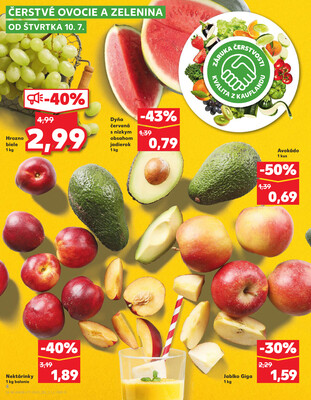 Kaufland 10.7. - 16.7. - Kaufland Hlohovec