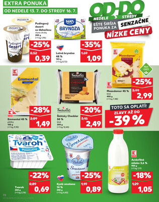 Kaufland 10.7. - 16.7. - Kaufland Hlohovec