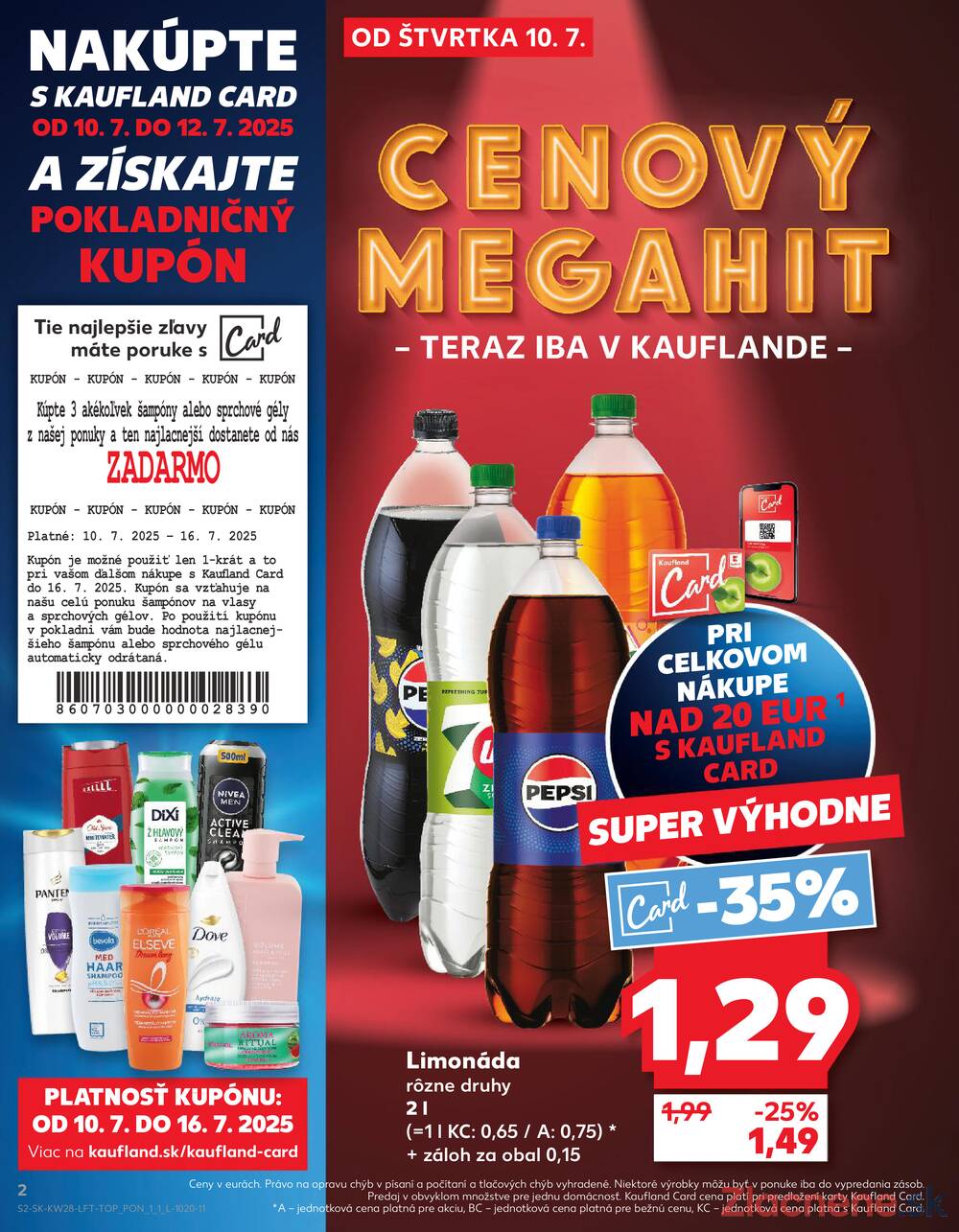 Leták Kaufland - Kaufland 10.7. - 16.7. - Kaufland Prievidza (Necpaly) - strana 2