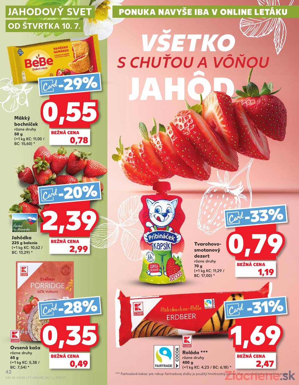 Leták Kaufland - Kaufland 10.7. - 16.7. - Kaufland Prievidza (Necpaly) - strana 42