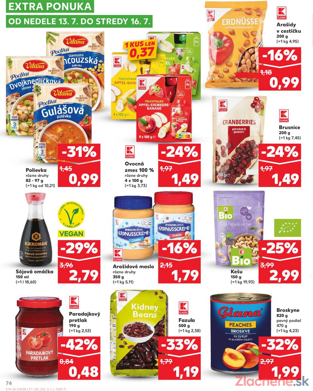 Leták Kaufland - Kaufland 10.7. - 16.7. - Bratislava-Patrónka - strana 74