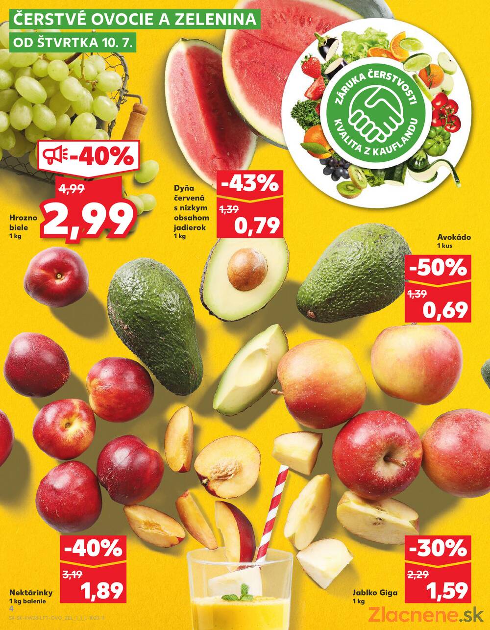 Leták Kaufland - Kaufland 10.7. - 16.7. - Kaufland Prešov - Sídlisko 3 - strana 4