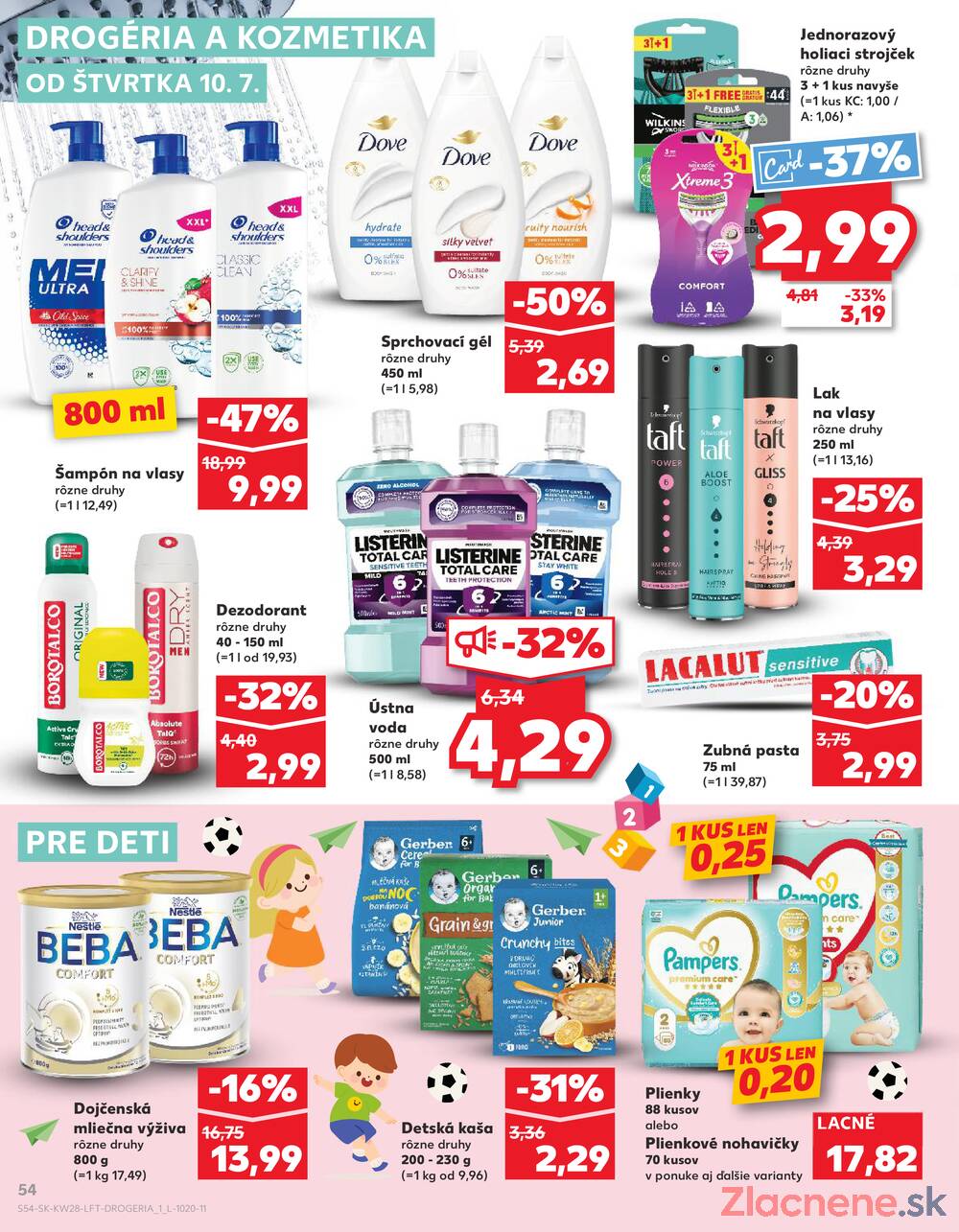 Leták Kaufland - Kaufland 10.7. - 16.7. - Kaufland Trnava - strana 54