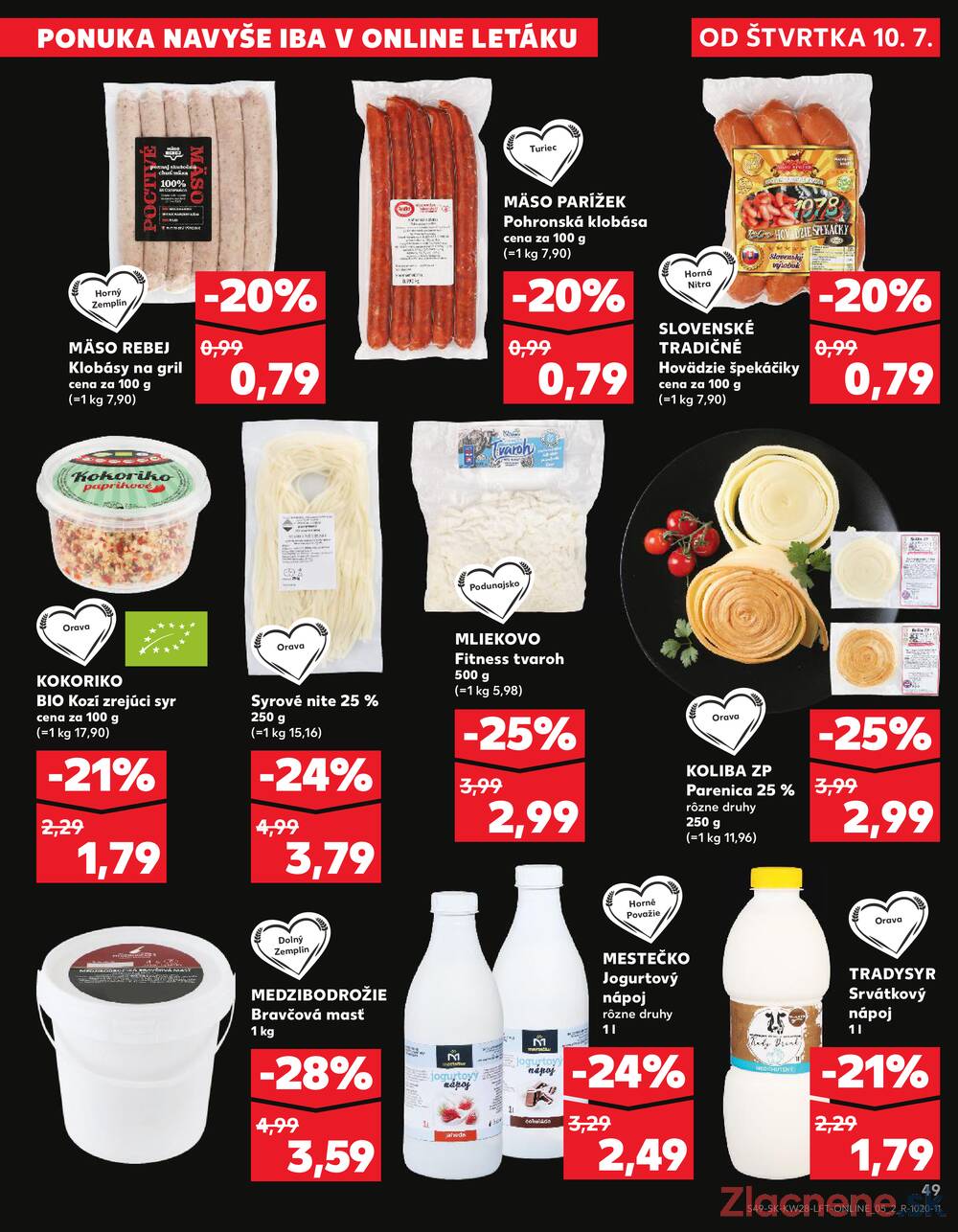 Leták Kaufland - Kaufland 10.7. - 16.7. - Kaufland Žilina - strana 49