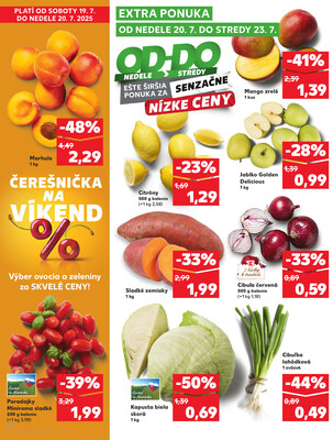 Kaufland 17.7. - 23.7. - Kaufland Bardejov