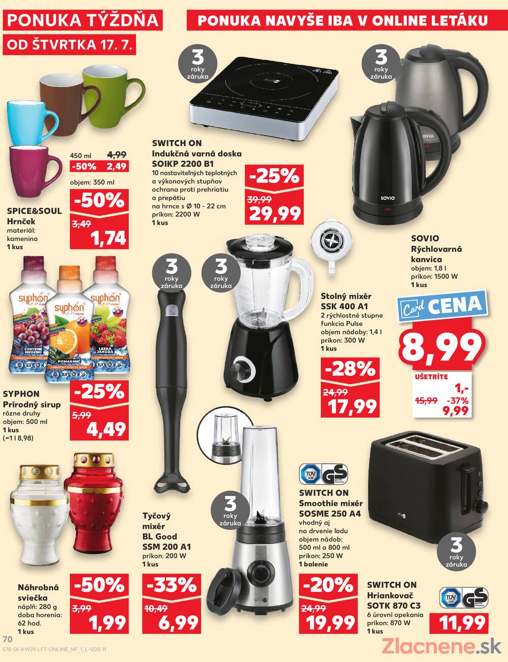Leták Kaufland - Kaufland 17.7. - 23.7. - Kaufland Komárno - strana 70