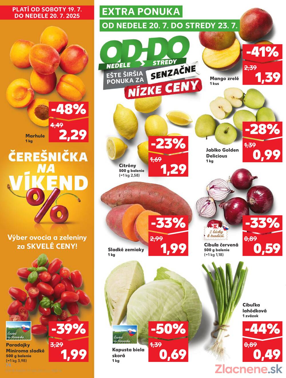 Leták Kaufland - Kaufland 17.7. - 23.7. - Kaufland Topoľčany-Krušovce - strana 74