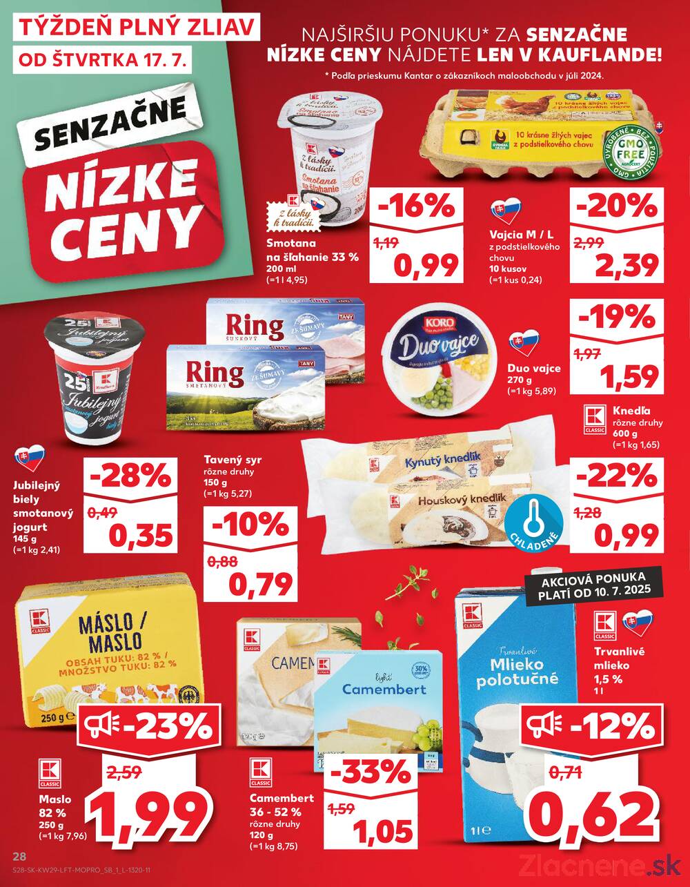 Leták Kaufland - Kaufland 17.7. - 23.7. - Kaufland Prešov - Ľubotice - strana 28