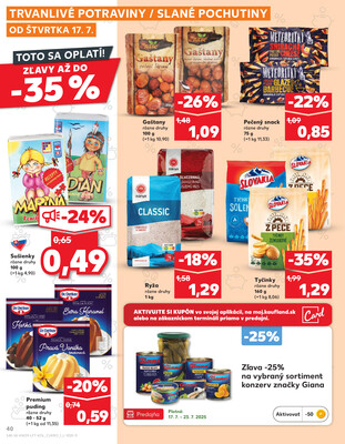 Kaufland 17.7. - 23.7. - Kaufland Prešov - Ľubotice