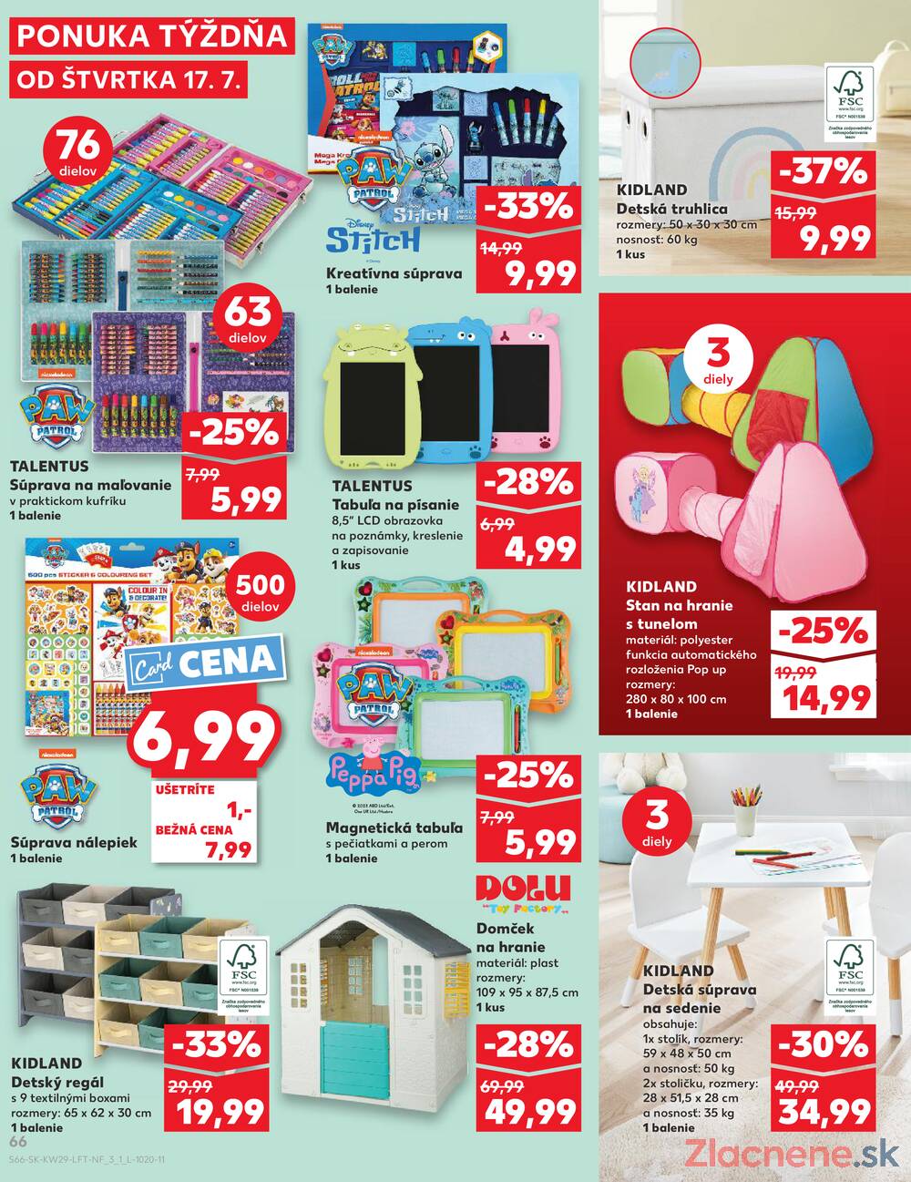Leták Kaufland - Kaufland 17.7. - 23.7. - Kaufland (Kasárenská, Šamorín) - strana 66