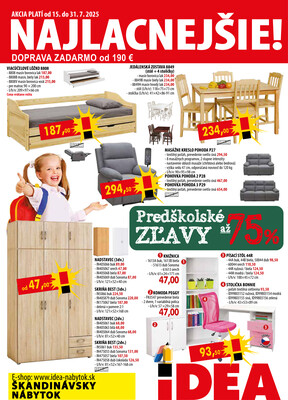 IDEA nábytok : 1 leták