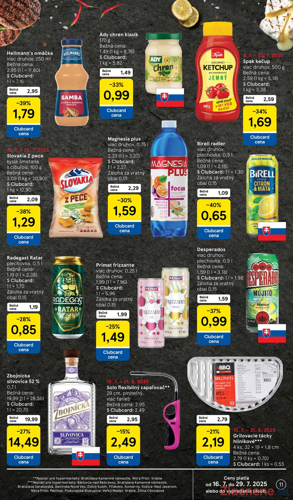 Leták Tesco - Tesco malé hypermarkety od 16.7. do 22.7.2025 - strana 11 Leták Tesco - Tesco malé hypermarkety od 16.7. do 22.7.2025 - strana 11