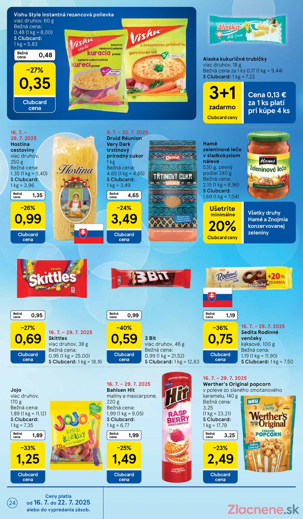 Leták Tesco - Tesco malé hypermarkety od 16.7. do 22.7.2025 - strana 24 Leták Tesco - Tesco malé hypermarkety od 16.7. do 22.7.2025 - strana 24