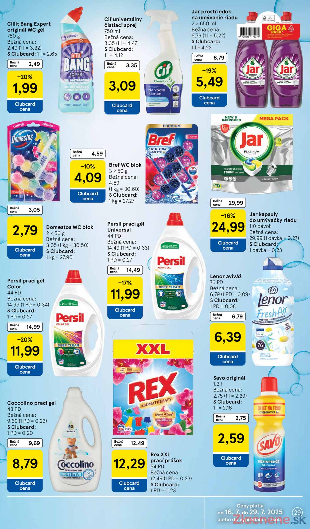 Leták Tesco - Tesco malé hypermarkety od 16.7. do 22.7.2025 - strana 29 Leták Tesco - Tesco malé hypermarkety od 16.7. do 22.7.2025 - strana 29