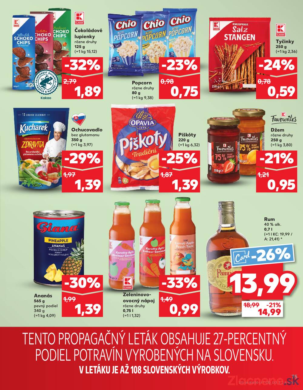 Leták Kaufland - Kaufland 24.7. - 30.7. - Kaufland Brezno - strana 75