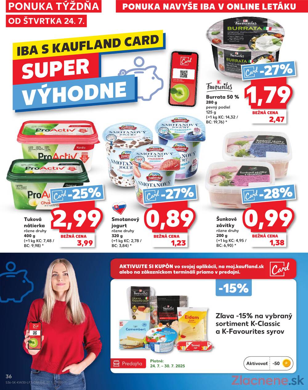 Leták Kaufland - Kaufland 24.7. - 30.7. - Kaufland Spišská Nová Ves - strana 36