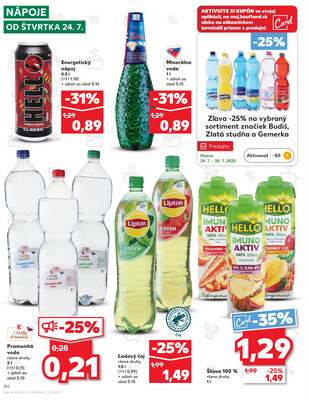 Kaufland 24.7. - 30.7. - Kaufland Spišská Nová Ves