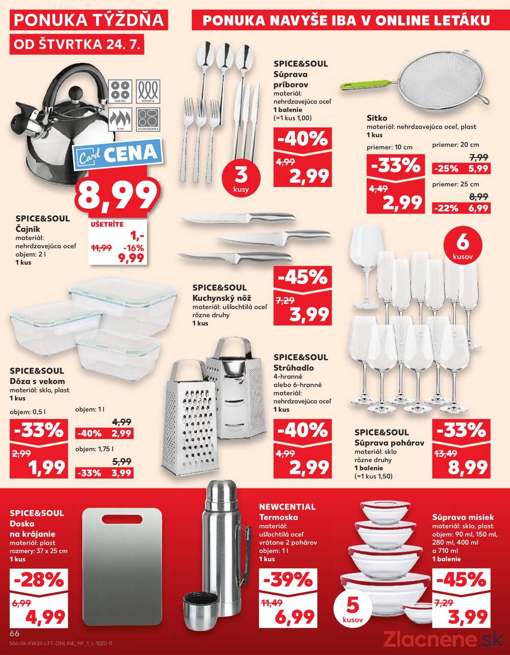 Leták Kaufland - Kaufland 24.7. - 30.7. - Kaufland Humenné - strana 66