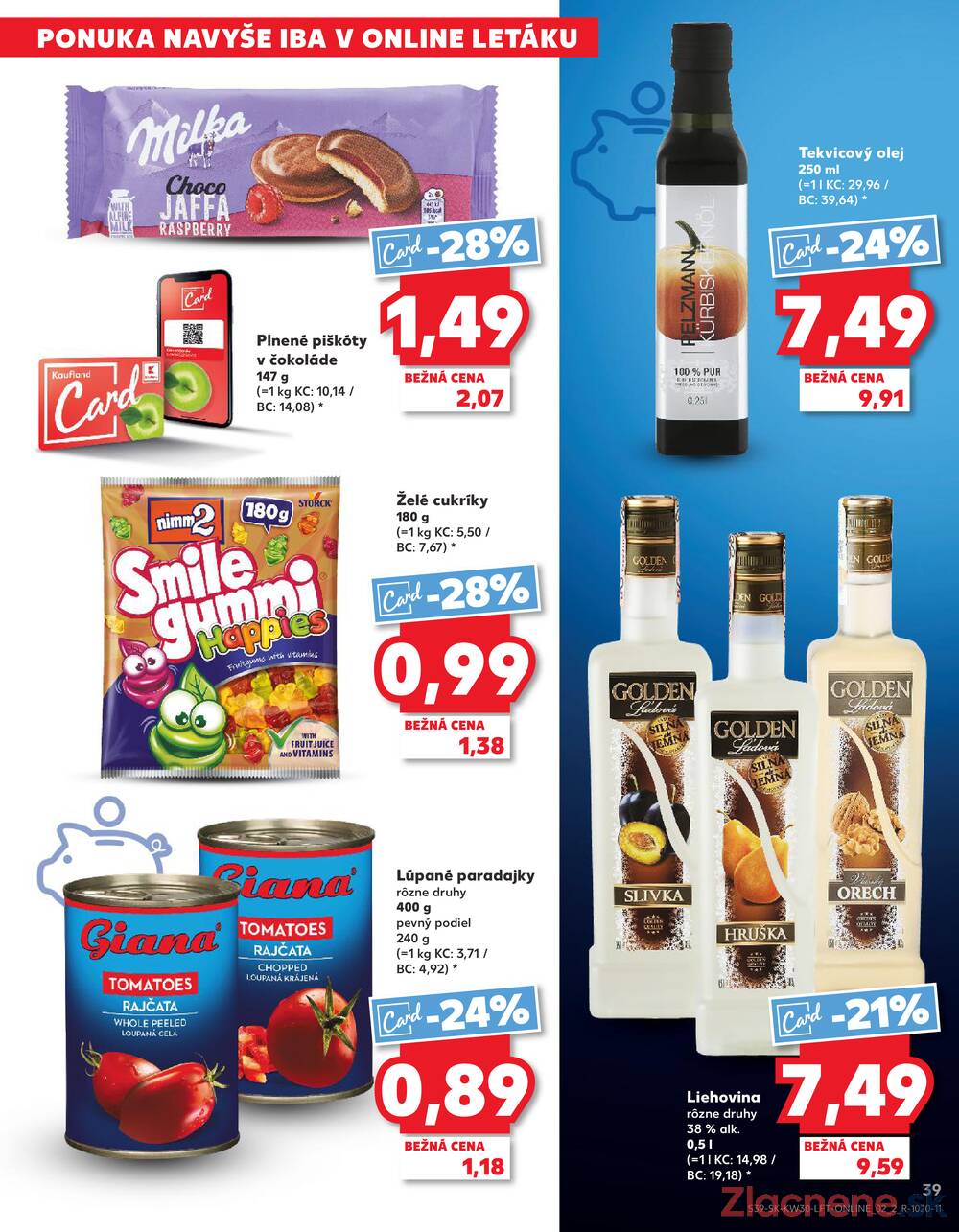 Leták Kaufland - Kaufland 24.7. - 30.7. - Kaufland Stará Ľubovňa - strana 39
