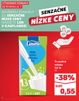 Kaufland 24.7. - 30.7. - Kaufland Sabinov