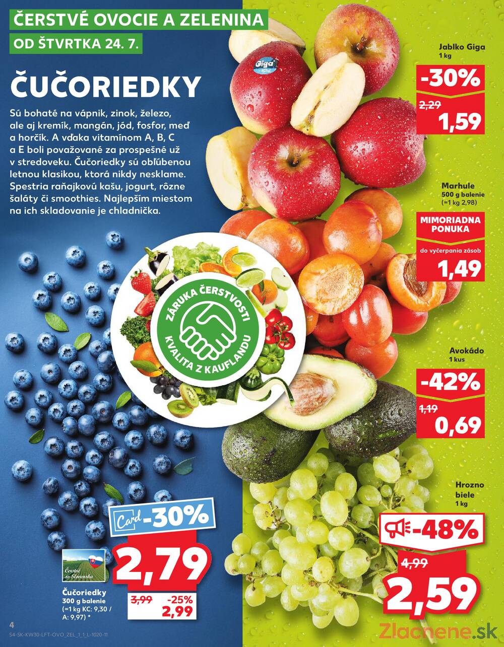 Leták Kaufland - Kaufland 24.7. - 30.7. - Kaufland (A. H. Škultétyho, Veľký Krtíš) - strana 4