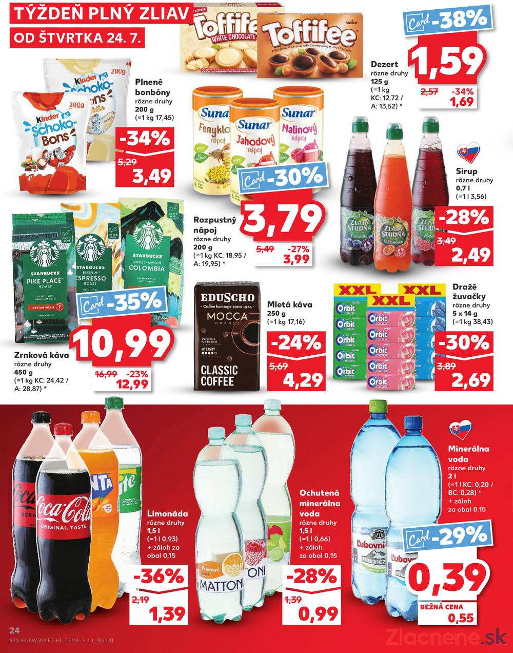Leták Kaufland - Kaufland 24.7. - 30.7. - Kaufland (A. H. Škultétyho, Veľký Krtíš) - strana 24