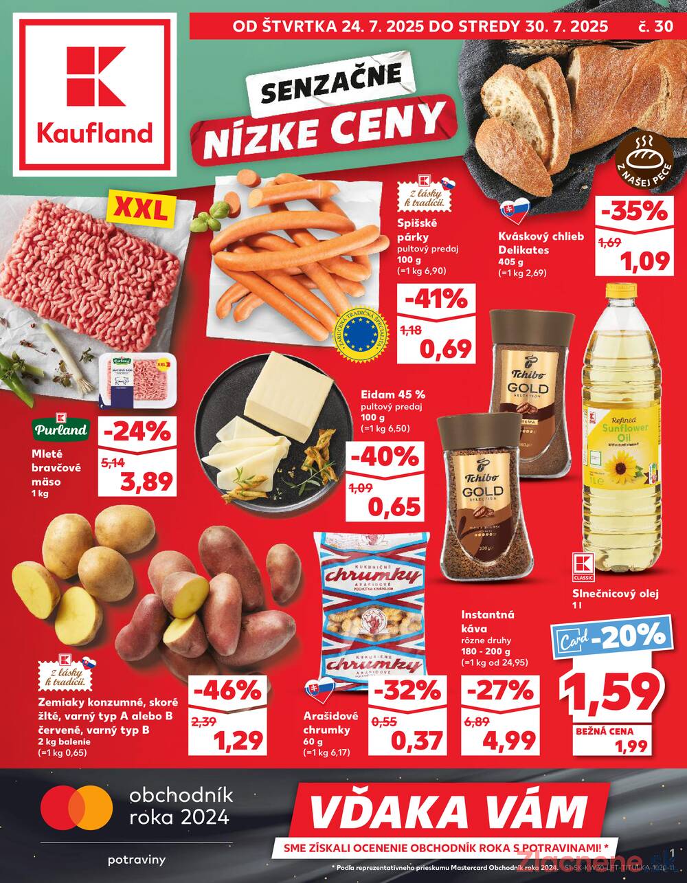 Leták Kaufland - Kaufland 24.7. - 30.7. - Kaufland Svidník - strana 1