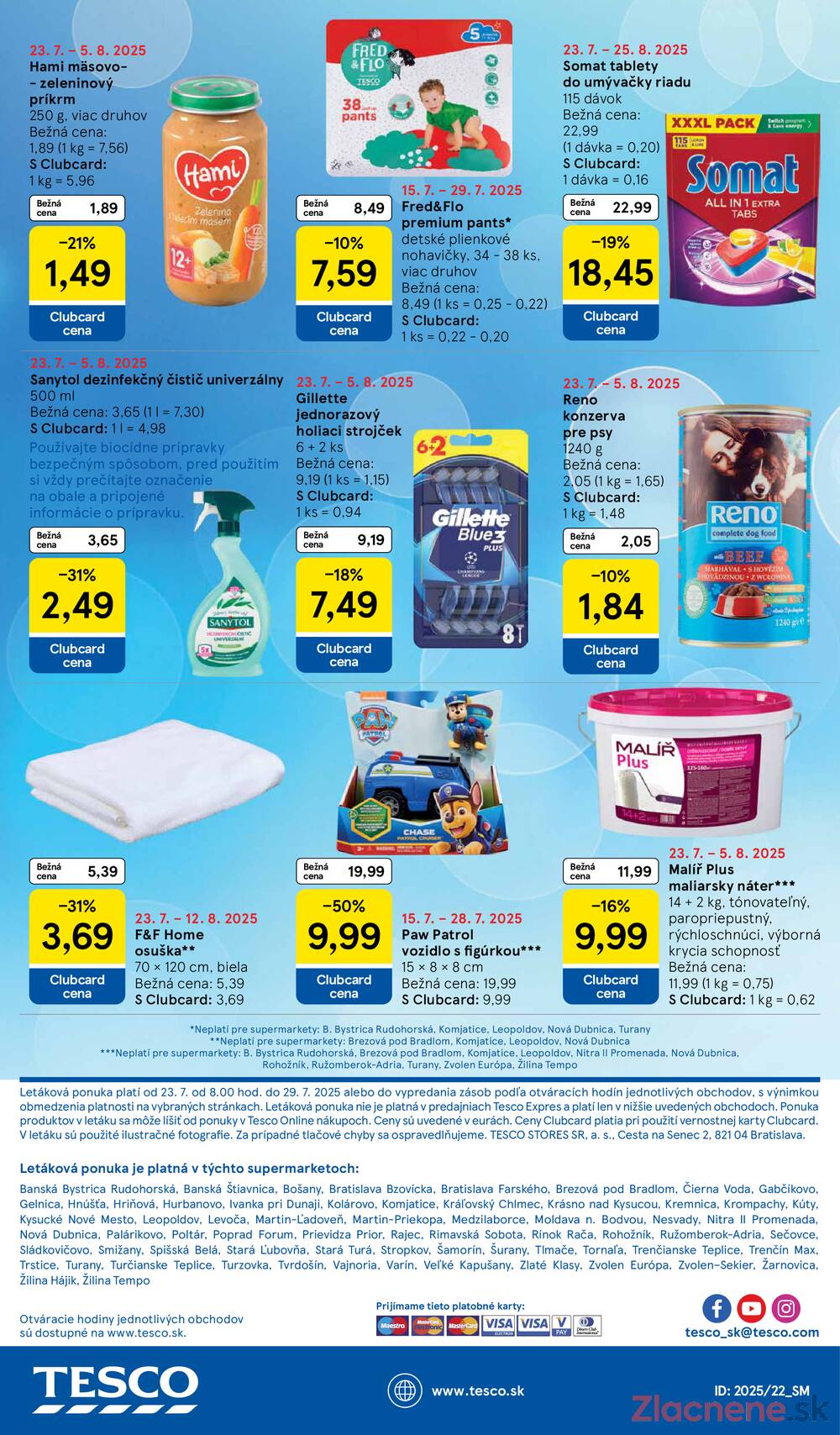 Leták Tesco - Tesco supermarkety od 23.7. do 29.7.2025 - strana 23 Leták Tesco - Tesco supermarkety od 23.7. do 29.7.2025 - strana 23