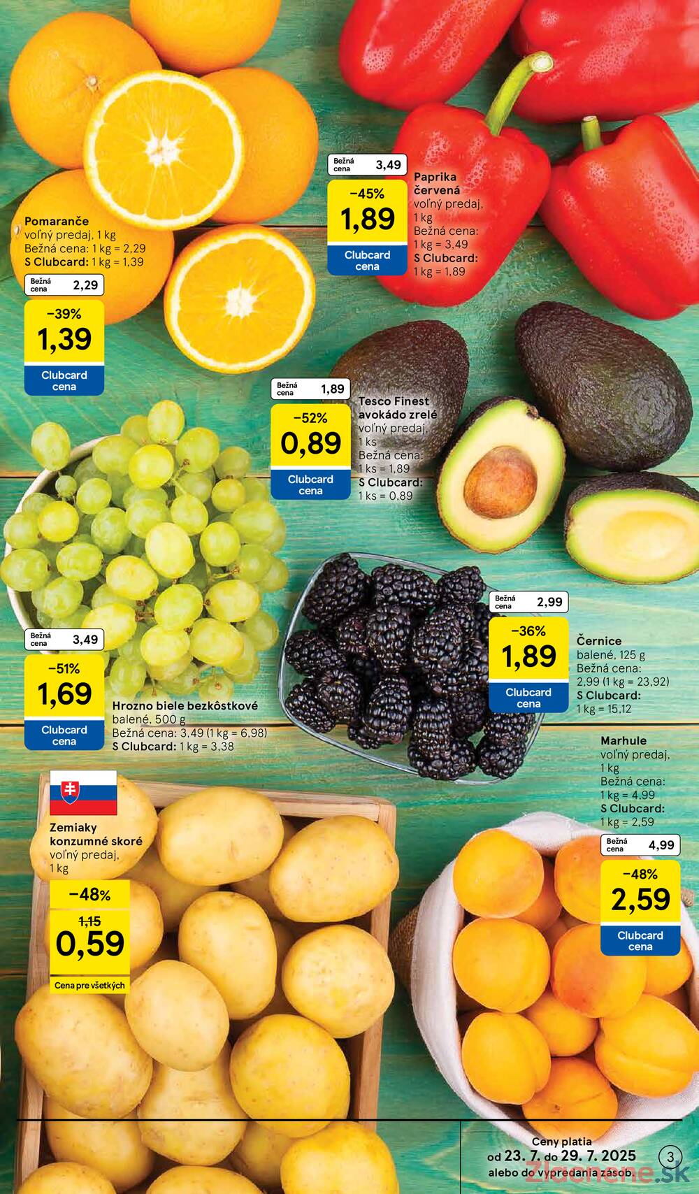 Leták Tesco - Tesco malé hypermarkety od 23.7. do 29.7.2025 - strana 3 Leták Tesco - Tesco malé hypermarkety od 23.7. do 29.7.2025 - strana 3