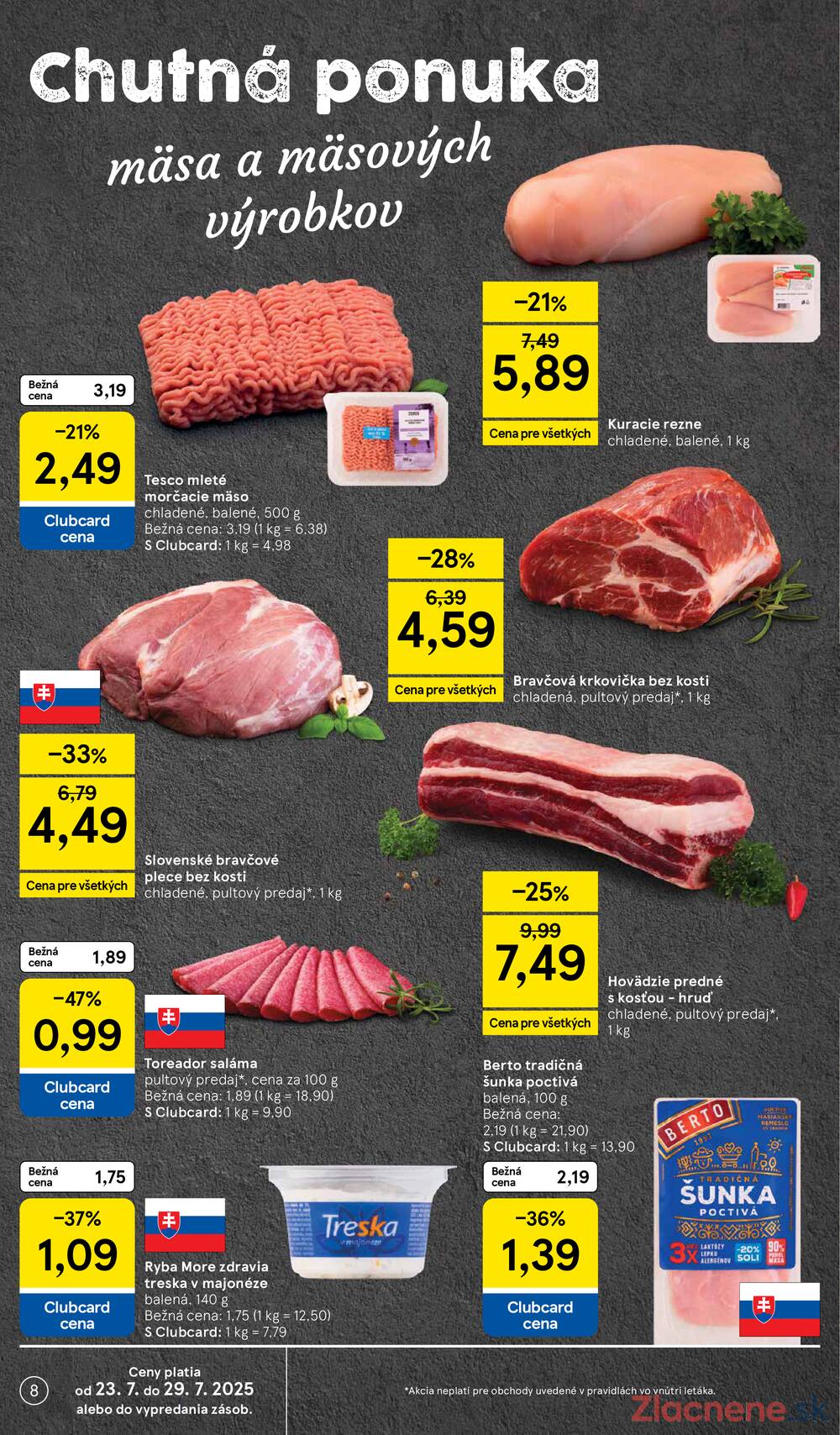 Leták Tesco - Tesco malé hypermarkety od 23.7. do 29.7.2025 - strana 8 Leták Tesco - Tesco malé hypermarkety od 23.7. do 29.7.2025 - strana 8