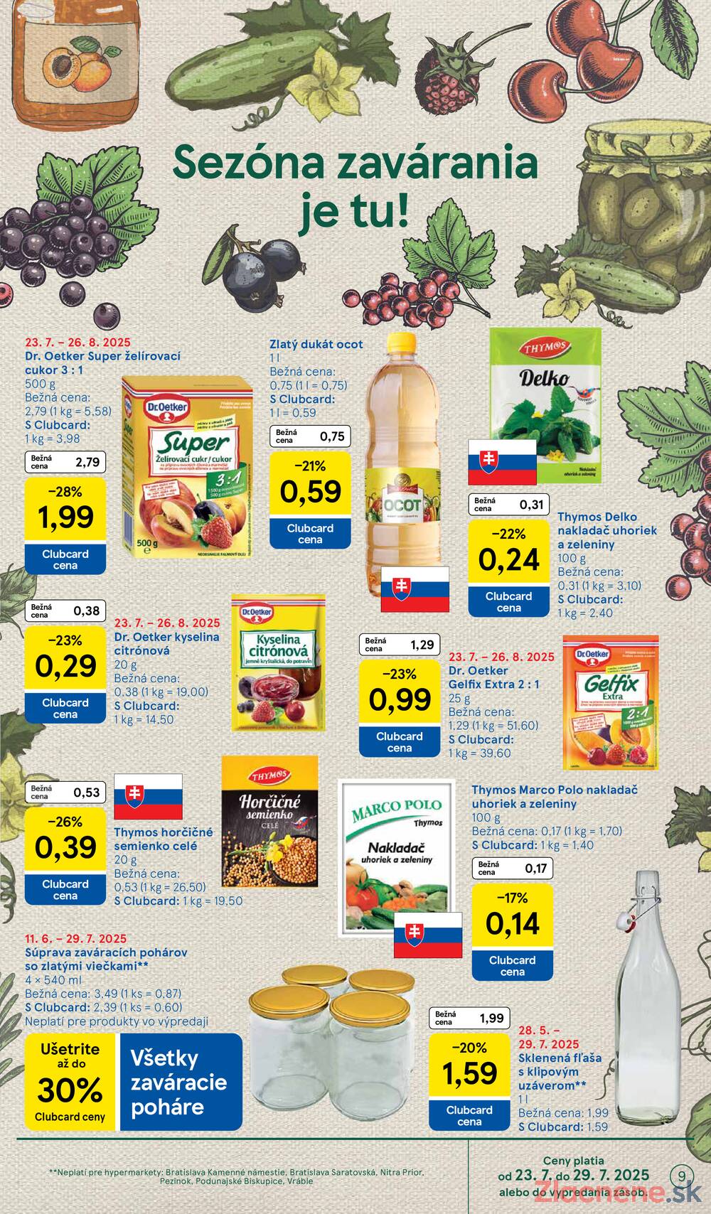 Leták Tesco - Tesco malé hypermarkety od 23.7. do 29.7.2025 - strana 9