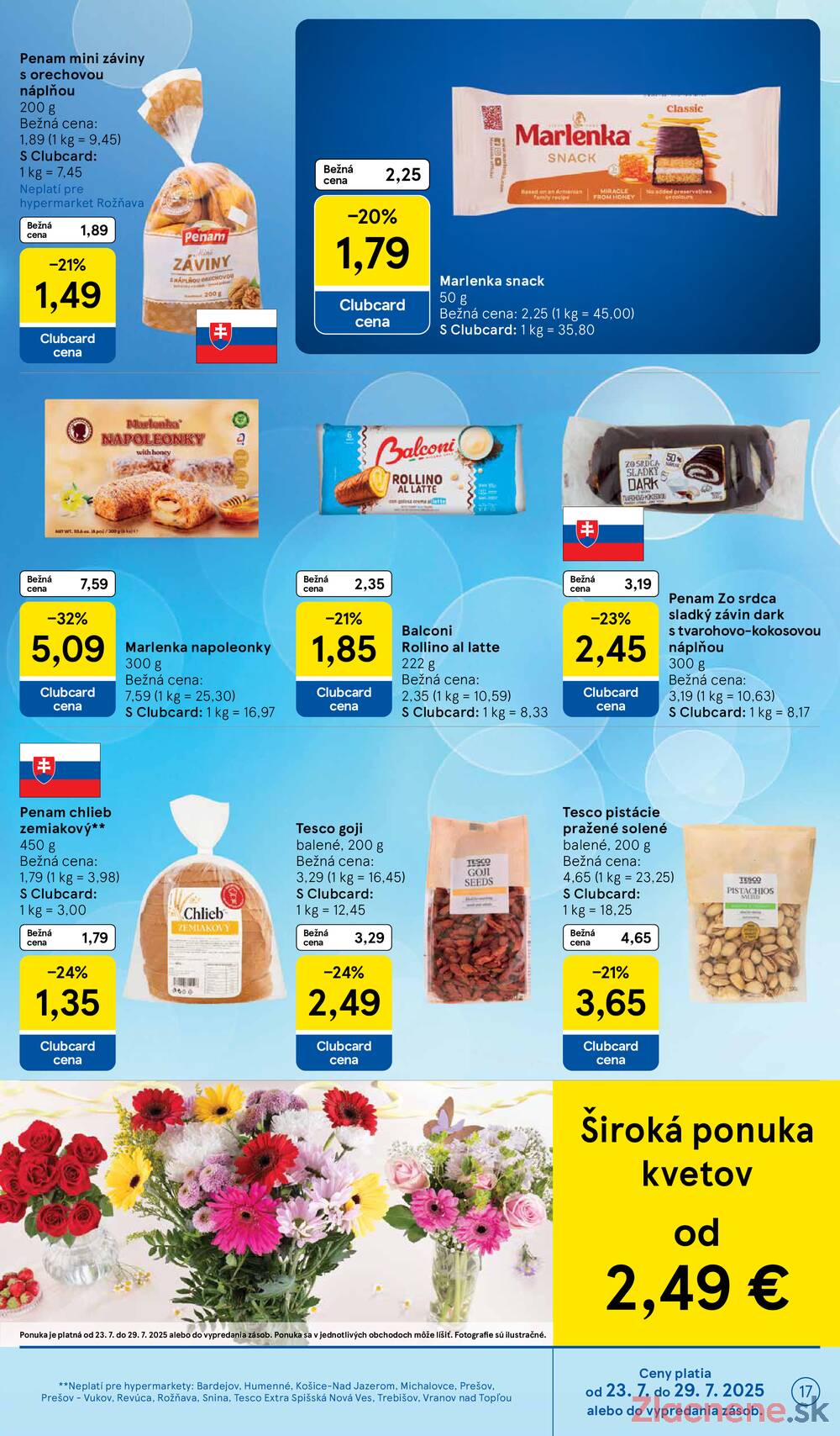 Leták Tesco - Tesco malé hypermarkety od 23.7. do 29.7.2025 - strana 17 Leták Tesco - Tesco malé hypermarkety od 23.7. do 29.7.2025 - strana 17