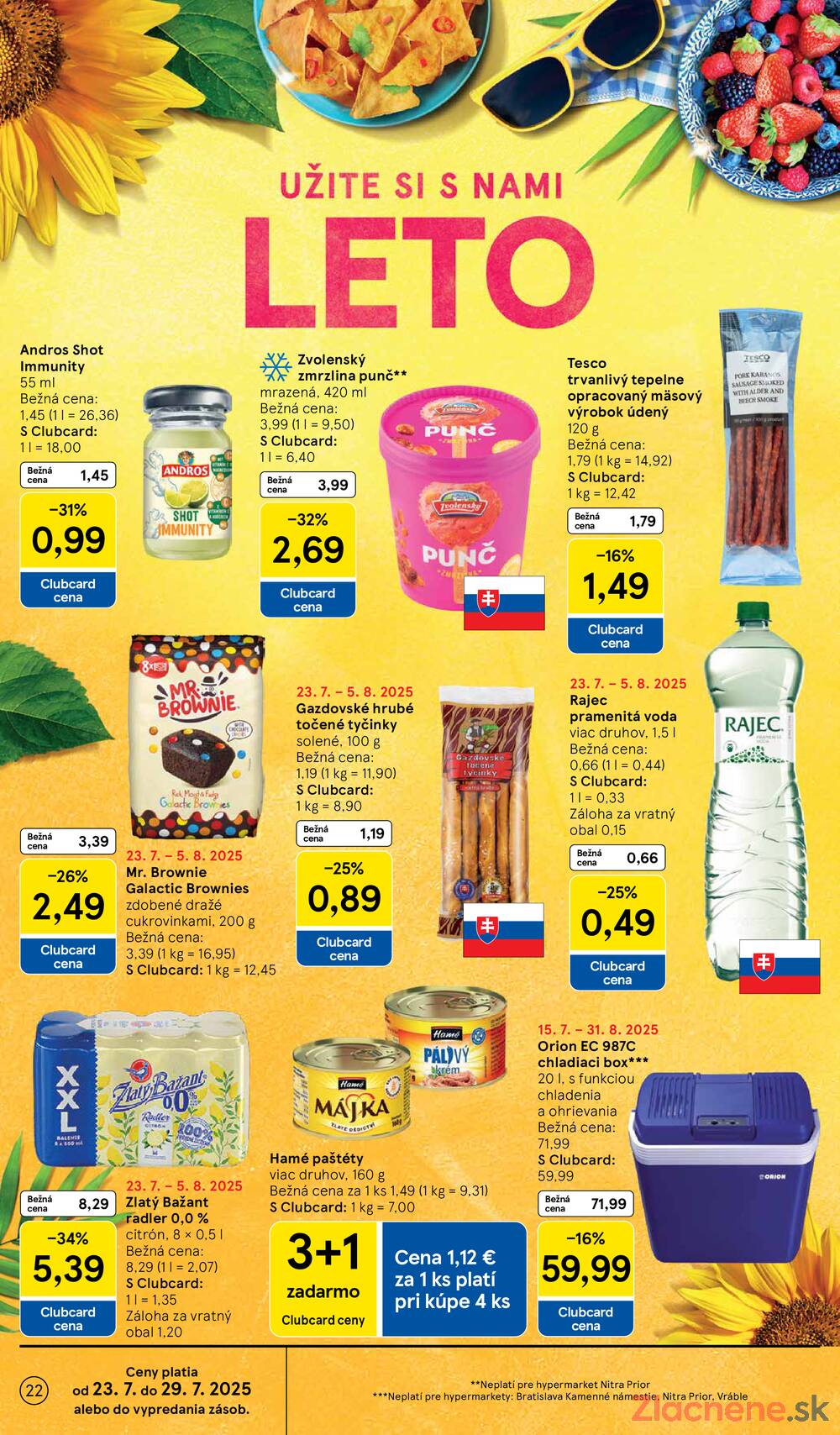 Leták Tesco - Tesco malé hypermarkety od 23.7. do 29.7.2025 - strana 22 Leták Tesco - Tesco malé hypermarkety od 23.7. do 29.7.2025 - strana 22