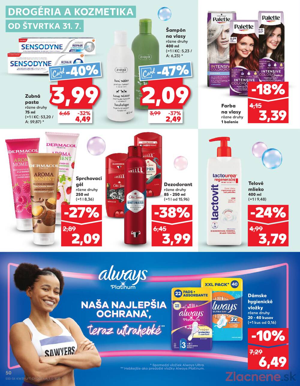 Leták Kaufland - Kaufland 31.7. - 6.8. - Kaufland Detva - strana 50